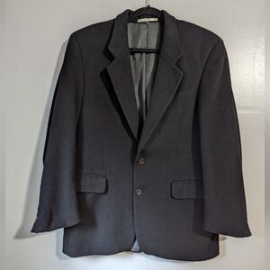 Men's Hugo Boss Wool Blazer Suit Jacket Black Size 38 R